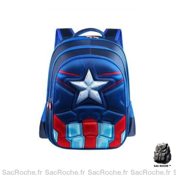 Sac à dos Captain America pour enfant - Sac à dos scolaire Sac à dos