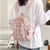 Sac à dos carreaux femme preppy - modèle Rose - Sac Roche ™