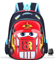 Sac à dos Cars garçons - modèle Bleu Foncé - Sac Roche ™