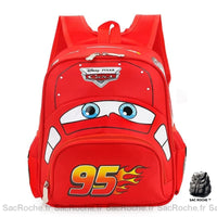 Sac À Dos Cars Pour Garçons Maternelle Rouge Sacs Dos Scolaire