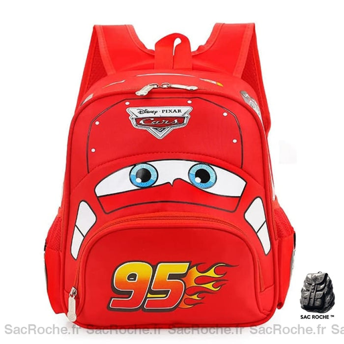 Sac À Dos Cars Pour Garçons Maternelle Rouge Sacs Dos Scolaire