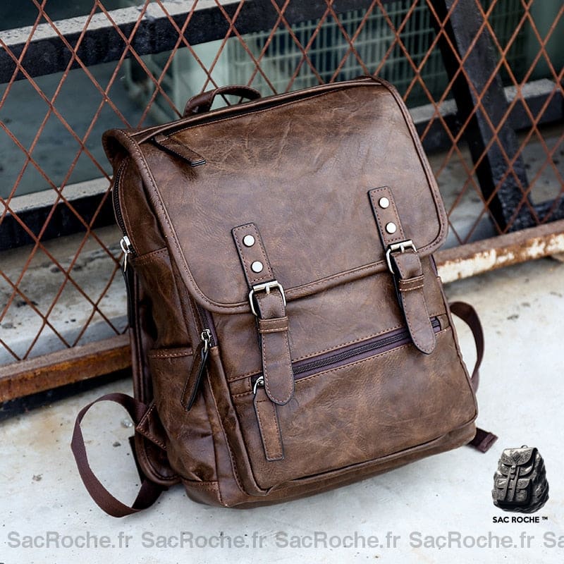 Sac À Dos Cartable Cuir Cartable Homme