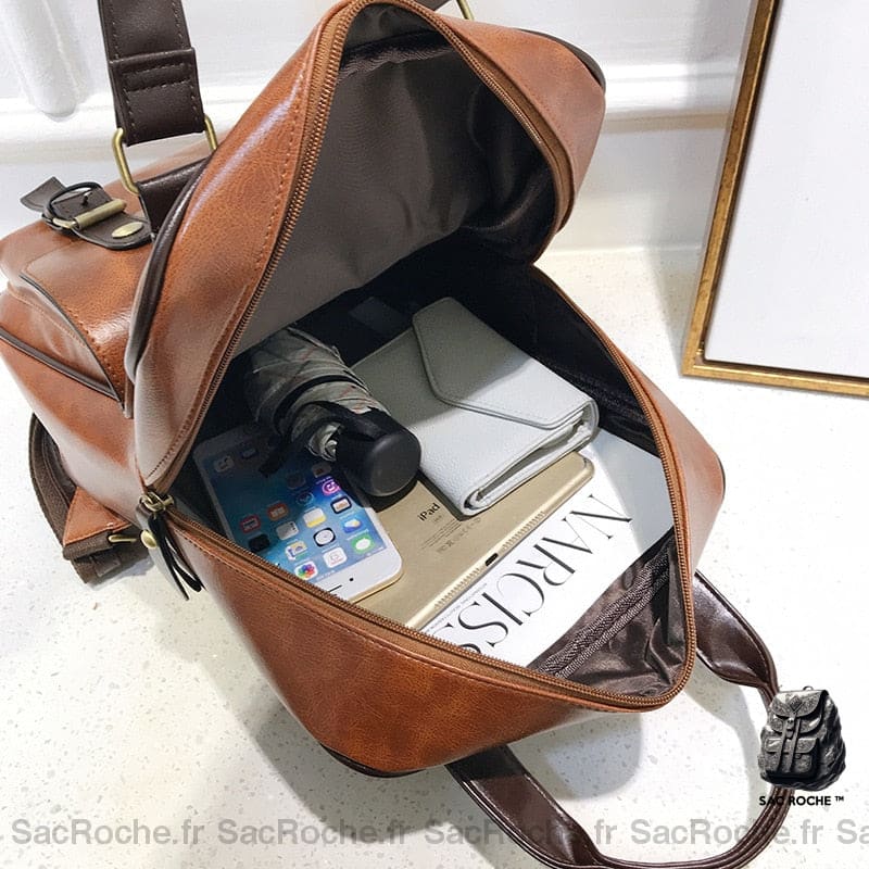 Sac À Dos Cartable Femme Vintage