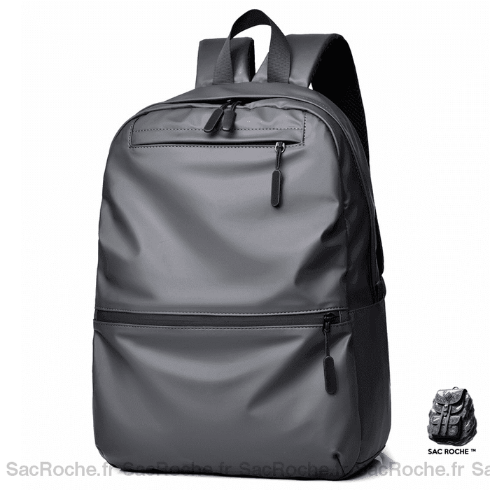 Sac À Dos Casual Scolaire Gris Sac Collège