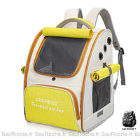 Sac à dos chat adorable - modèle Jaune - Sac Roche ™