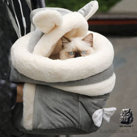Sac à dos chat doux et chaud - modèle Gris - Sac Roche ™
