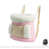 Sac à dos doux et chaud pour chat - Rose - Chat Chien