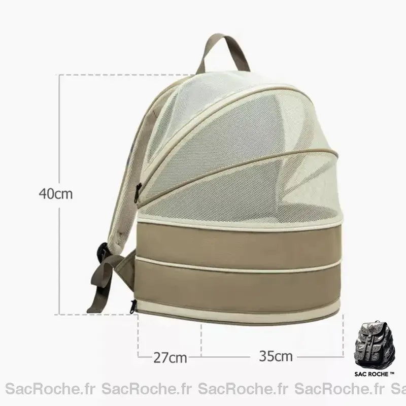 Sac À Dos Chat Extensible Kaki Sac