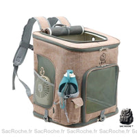 Sac à dos chat rangement maille - modèle Orange / M - Sac Roche ™