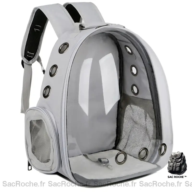 Sac À Dos Chat Transparent Gris Sac