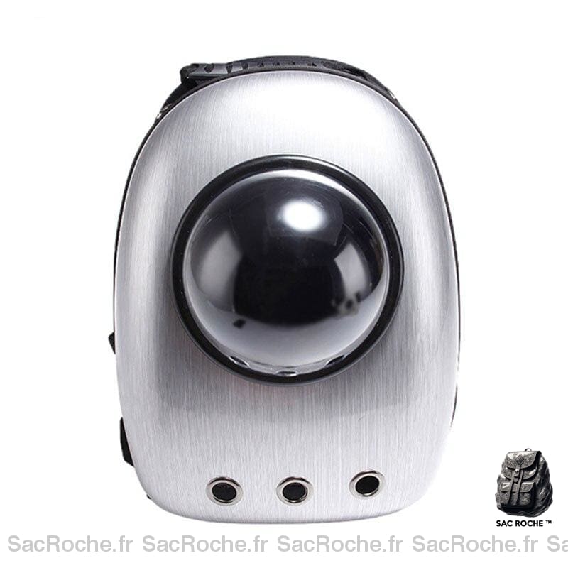 Sac à dos chat respirant et transparent - Argent - Chien Chat
