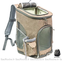 Sac à dos chat transporteur - modèle Beige - Sac Roche ™