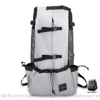 Sac à dos chien avec ouverture - modèle Gris / S - Sac Roche ™