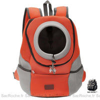 Sac à dos de promenade à double épaule pour chien - Rouge, XL - Chien Chat