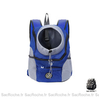 Sac à dos chien randonnée - modèle Bleu / M - Sac Roche ™