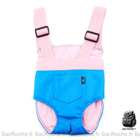 Sac à dos chien réglable plein air - modèle Bleu / M - Sac Roche ™