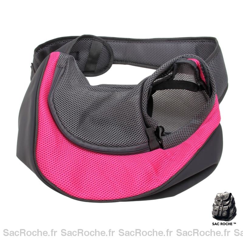 Sac à dos avec une seule bretelle pour chien - S, Rose - Sac Chat