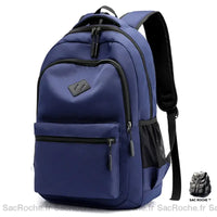 Sac à dos collège 2 compartiments - modèle Bleu - Sac Roche ™