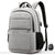Sac à Dos Collège Multi-Poches - 24 Litres - modèle Gris - Sac Roche ™