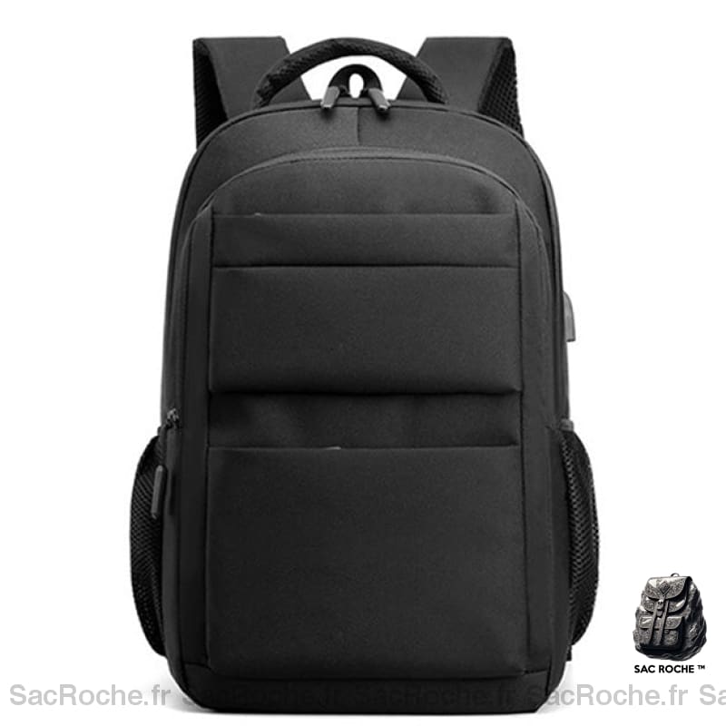 Sac À Dos Collège Multi-Poches - 24 Litres Noir Sac A Dos Ordinateur
