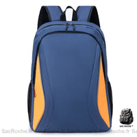 Sac à Dos Collège/Lycée Moderne - Deux Compartiments - modèle Bleu - Sac Roche ™
