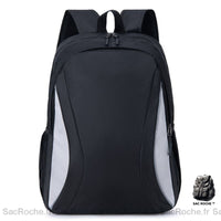 Sac à Dos Collège/Lycée Moderne - Deux Compartiments - modèle Noir - Sac Roche ™