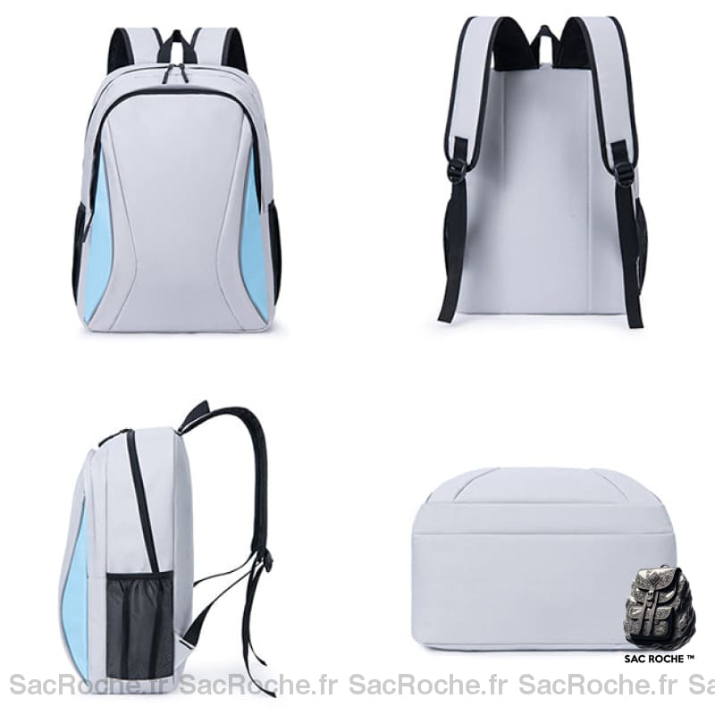 Sac À Dos Collège/Lycée Moderne - Deux Compartiments Sac A Dos Ordinateur