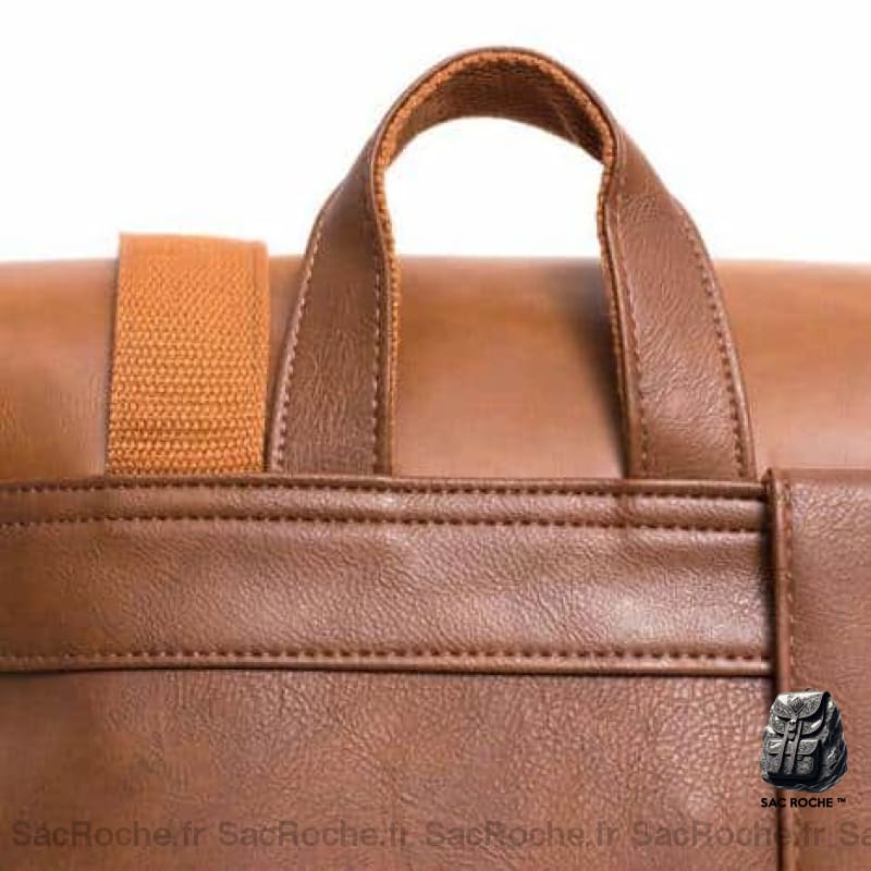 Sac À Dos Compact Cuir Pu Femme