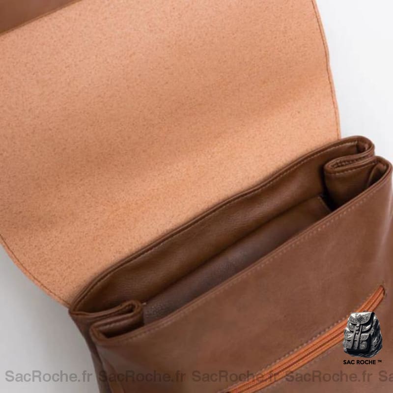 Sac À Dos Compact Cuir Pu Femme