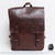 Sac à dos compact cuir PU - modèle Marron - Sac Roche ™