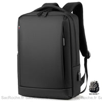 Sac À Dos Connecté Minimaliste Business / Loisirs Noir Sac A Dos Ordinateur
