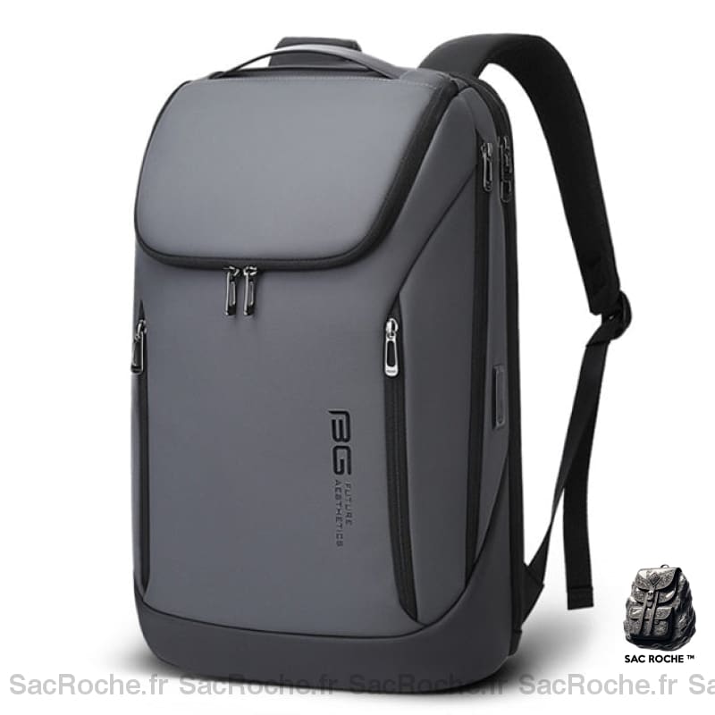 Sac À Dos Connecté Pour Ordinateur 15 Gris Sacs Bange