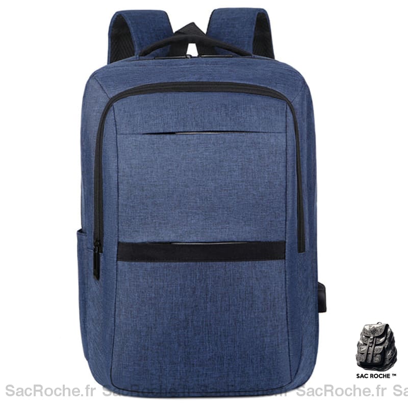 Sac À Dos Connecté Tissu Ordinateur 15 Bleu Sac A Dos Ordinateur