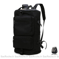 Sac à dos convertible voyage - modèle Noir - Sac Roche ™