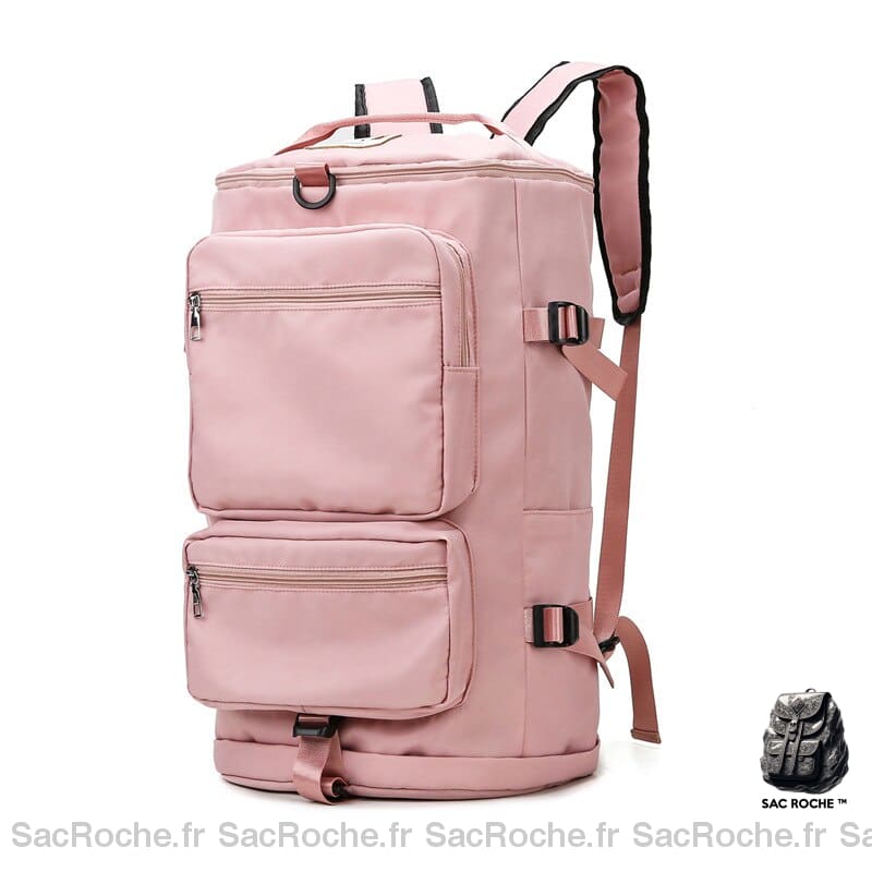 Sac à dos de voyage convertible - Rose - Sac à dos Sac à main