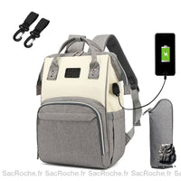 Sac à dos couche culotte USB - Sac Roche ™