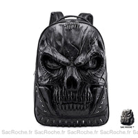 Sac à dos crâne en cuir épais - Sac Roche ™