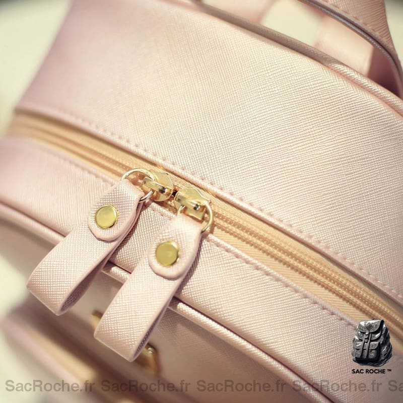 Sac À Dos Croco Cuir Pu Femme