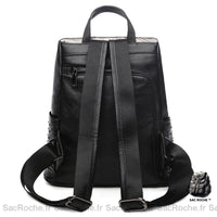 Sac À Dos Croco Élégant Femme