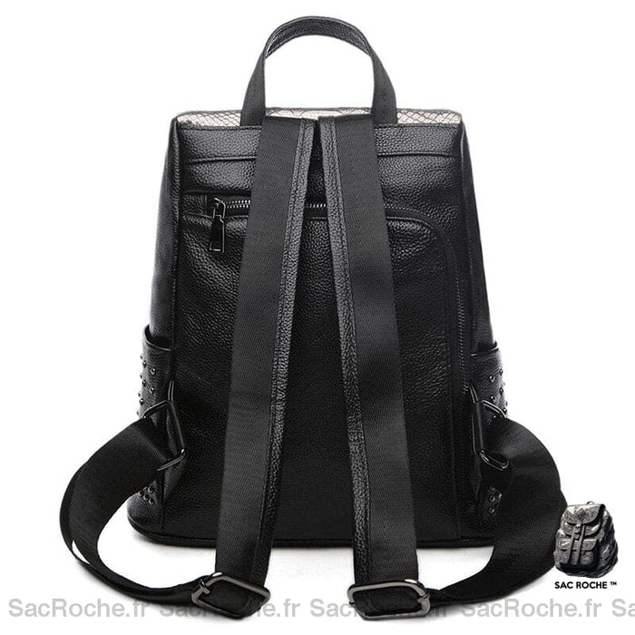 Sac À Dos Croco Élégant Femme