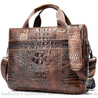 Sac à dos crocodile cuir 14'' - Sac Roche ™