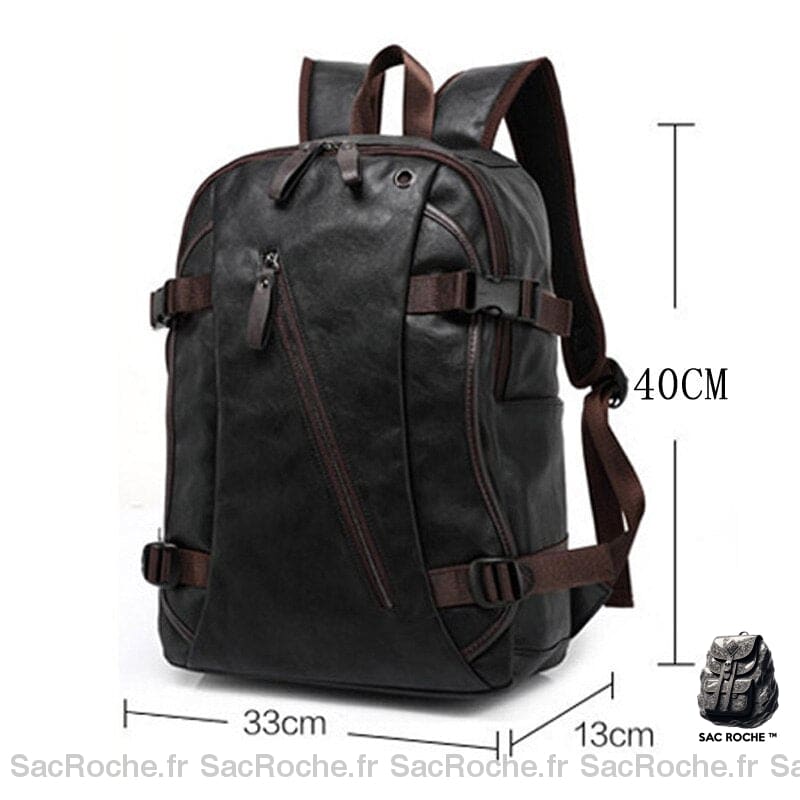 Sac À Dos Cuir Compact Homme