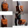 Sac À Dos Cuir Design Cartable Homme