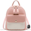 Sac À Dos Cuir Femme Élégant Rose Petit