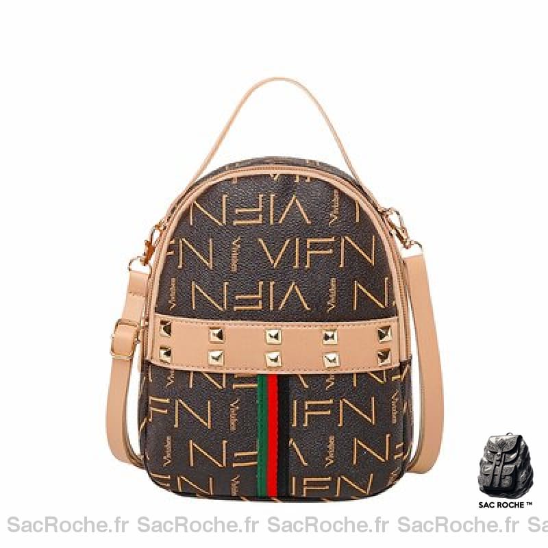 Sac À Dos Cuir Femme Khaki Petit Dos Femme