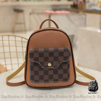 Sac à Dos Cuir Femme - modèle Marron - Sac Roche ™