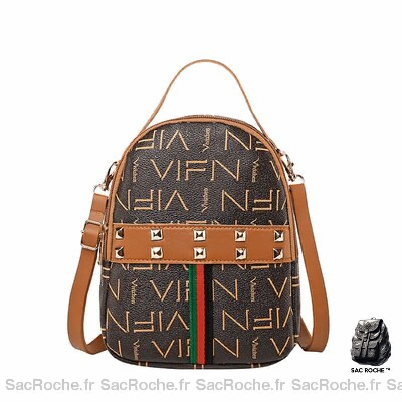 Sac À Dos Cuir Femme Marron Petit Dos Femme