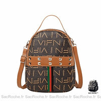 Sac à dos cuir femme - modèle Marron - Sac Roche ™