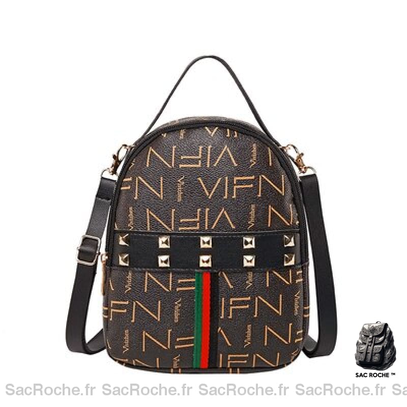 Sac À Dos Cuir Femme Noir Petit Dos Femme