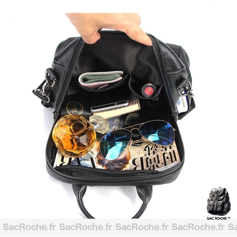 Sac À Dos Cuir Femme Spacieux